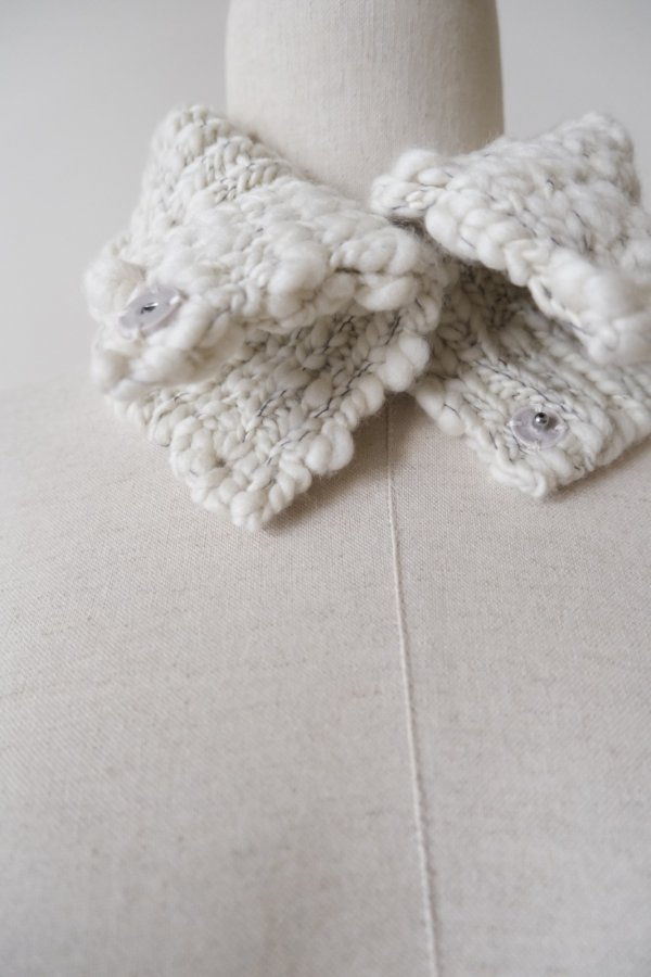 画像3: Yuumi ARIA NECK WARMER white (3)