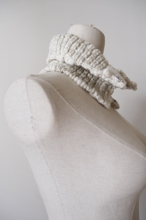 画像4: Yuumi ARIA NECK WARMER white (4)