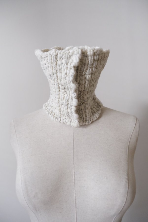 画像6: Yuumi ARIA NECK WARMER white (6)