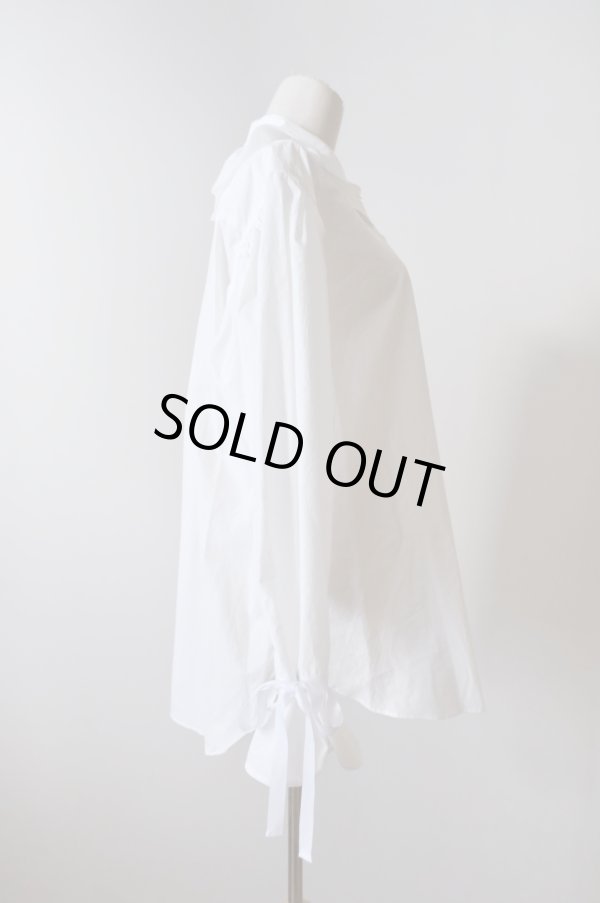 画像2: Yuumi ARIA COLLER FRILL SHIRTS white (2)