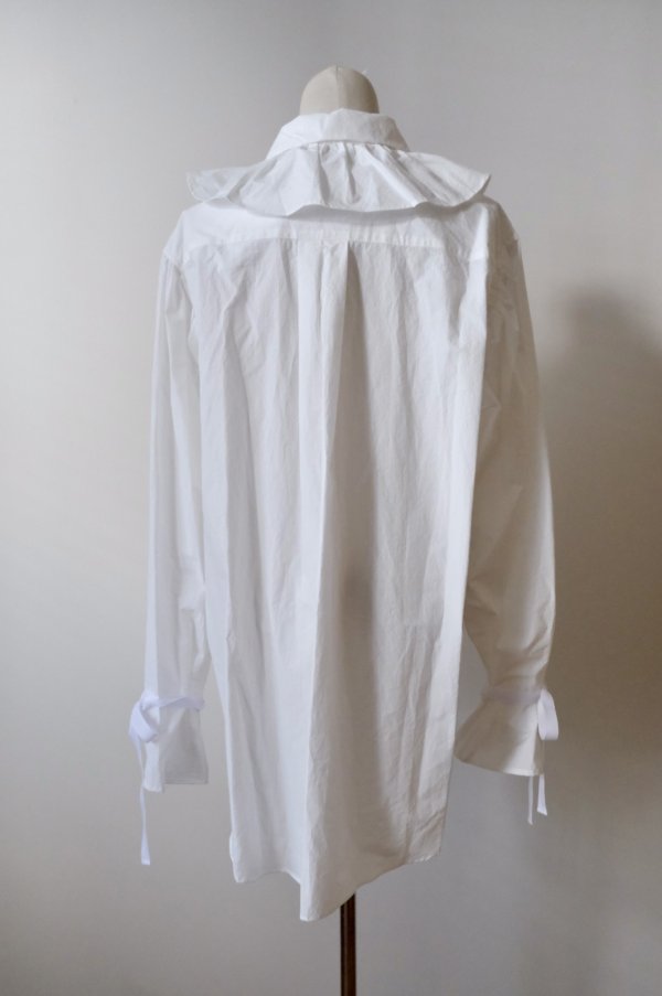 画像3: Yuumi ARIA COLLER FRILL SHIRTS white (3)