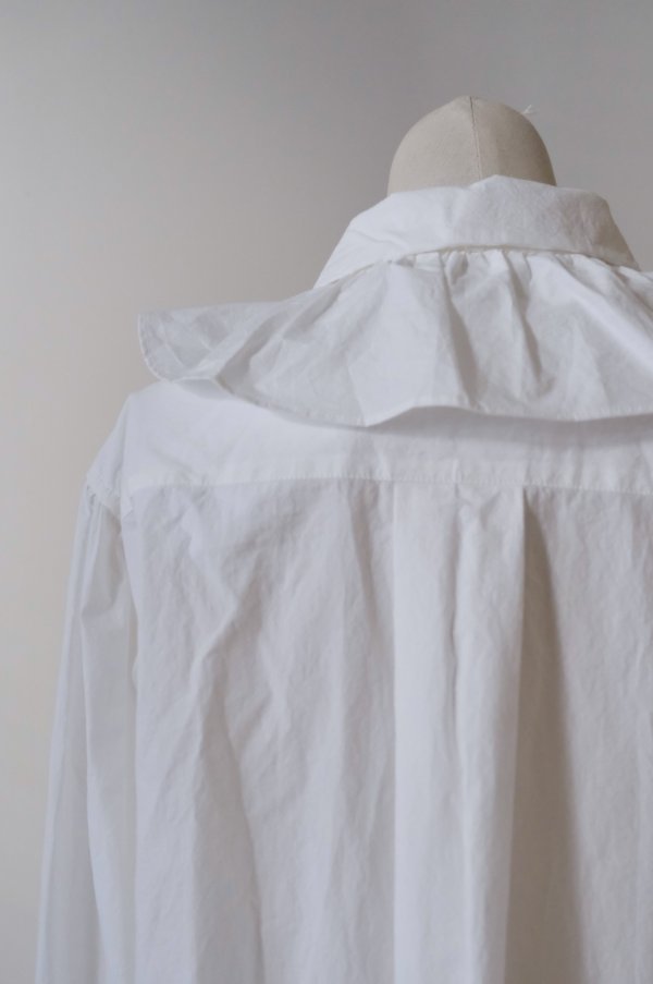 画像4: Yuumi ARIA COLLER FRILL SHIRTS white (4)