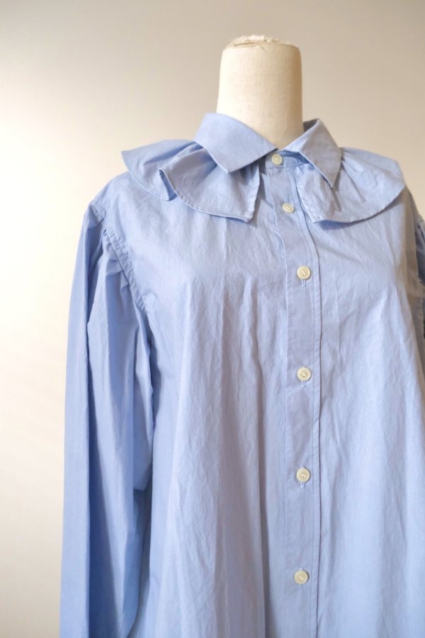 画像5: Yuumi ARIA COLLER FRILL SHIRTS sax (5)
