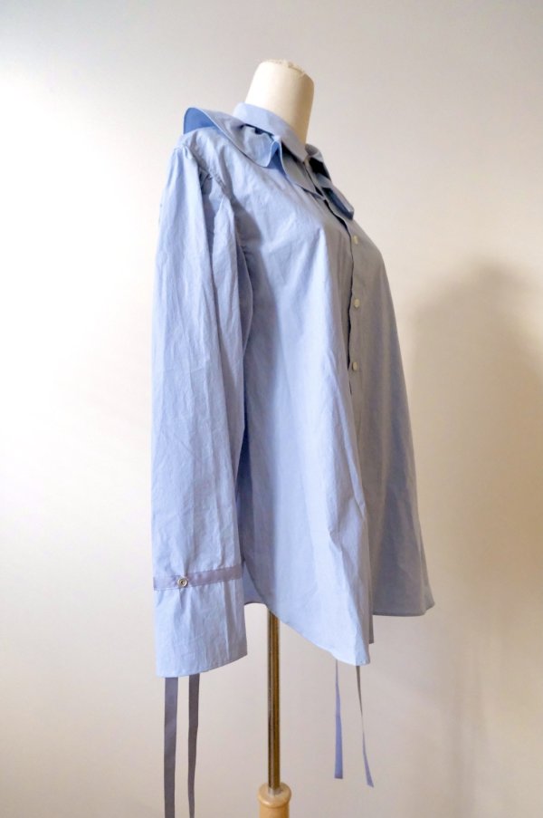 画像2: Yuumi ARIA COLLER FRILL SHIRTS sax (2)