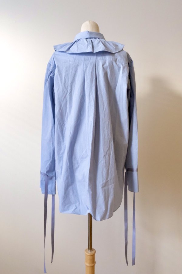 画像3: Yuumi ARIA COLLER FRILL SHIRTS sax (3)