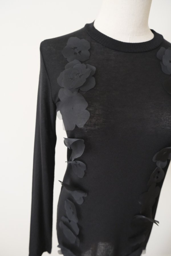 画像4: RIV NOBUHIKO (リブ ノブヒコ）LEE JERSEY TOP black (4)