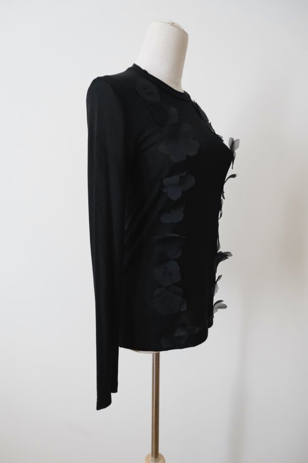 画像2: RIV NOBUHIKO (リブ ノブヒコ）LEE JERSEY TOP black (2)