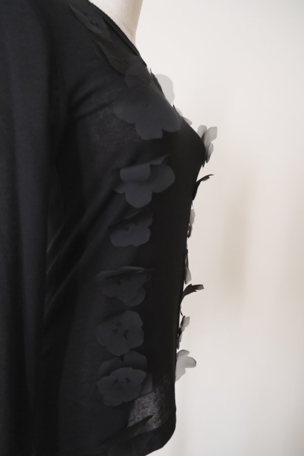 画像5: RIV NOBUHIKO (リブ ノブヒコ）LEE JERSEY TOP black (5)