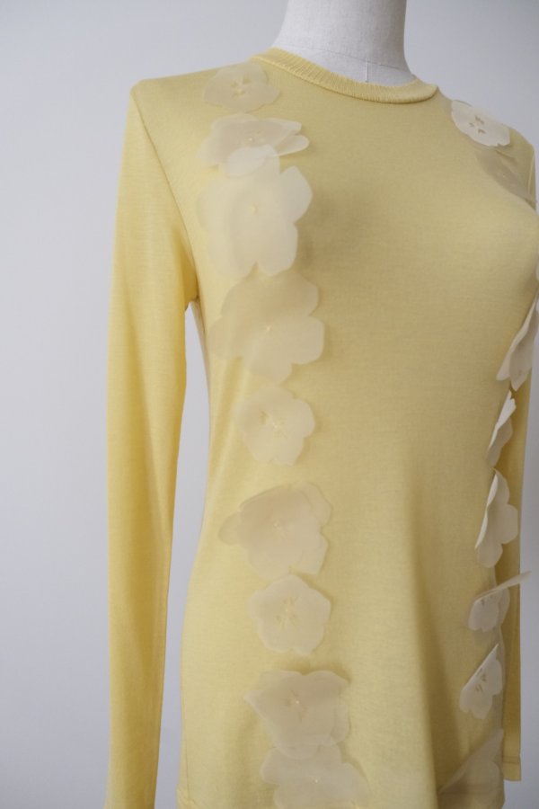 画像5: RIV NOBUHIKO (リブ ノブヒコ）LEE JERSEY TOP yellow (5)