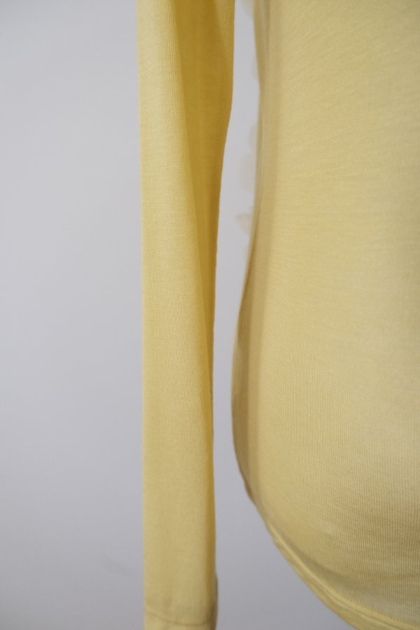 画像4: RIV NOBUHIKO (リブ ノブヒコ）LEE JERSEY TOP yellow (4)