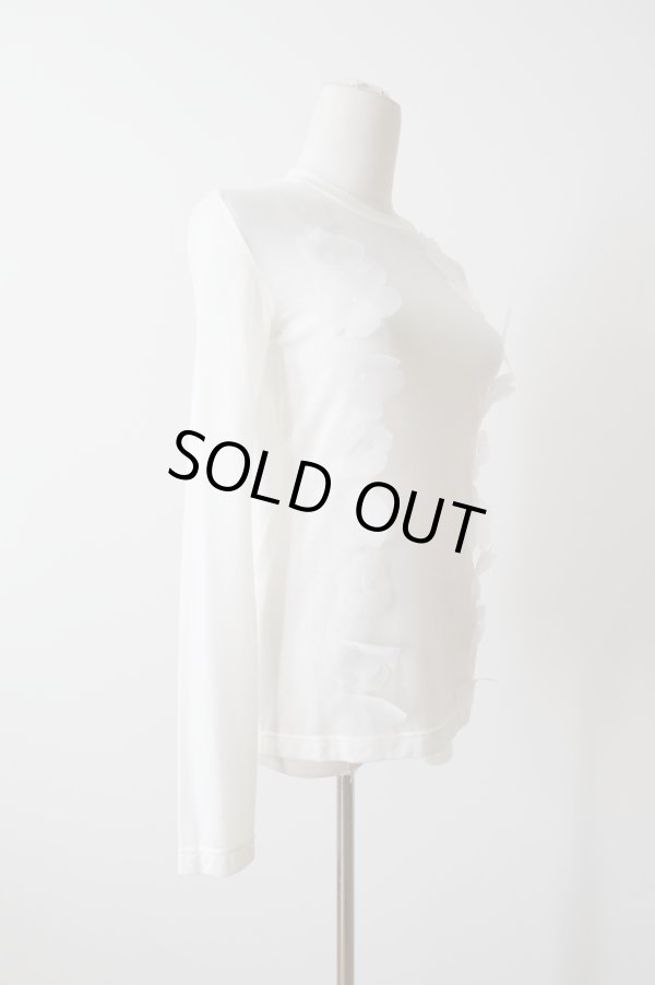 画像2: RIV NOBUHIKO (リブ ノブヒコ）LEE JERSEY TOP white (2)