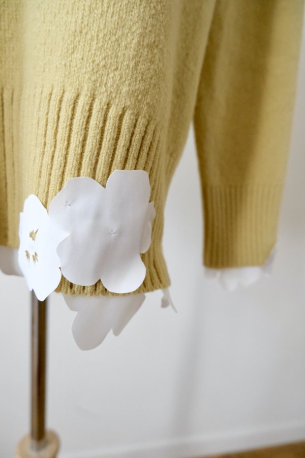 画像4: RIV NOBUHIKO (リブ ノブヒコ）RAMMI WOOL JUMPER yellow (4)