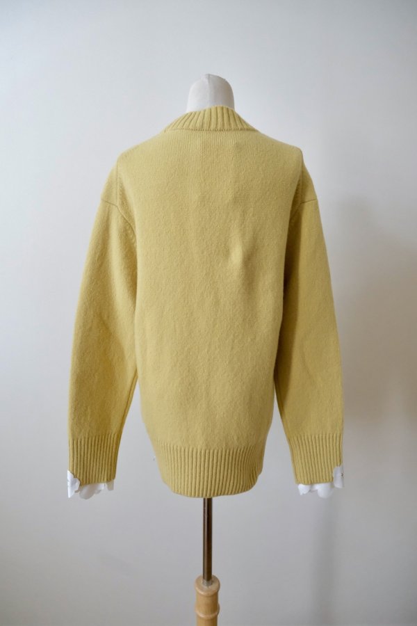 画像3: RIV NOBUHIKO (リブ ノブヒコ）RAMMI WOOL JUMPER yellow (3)