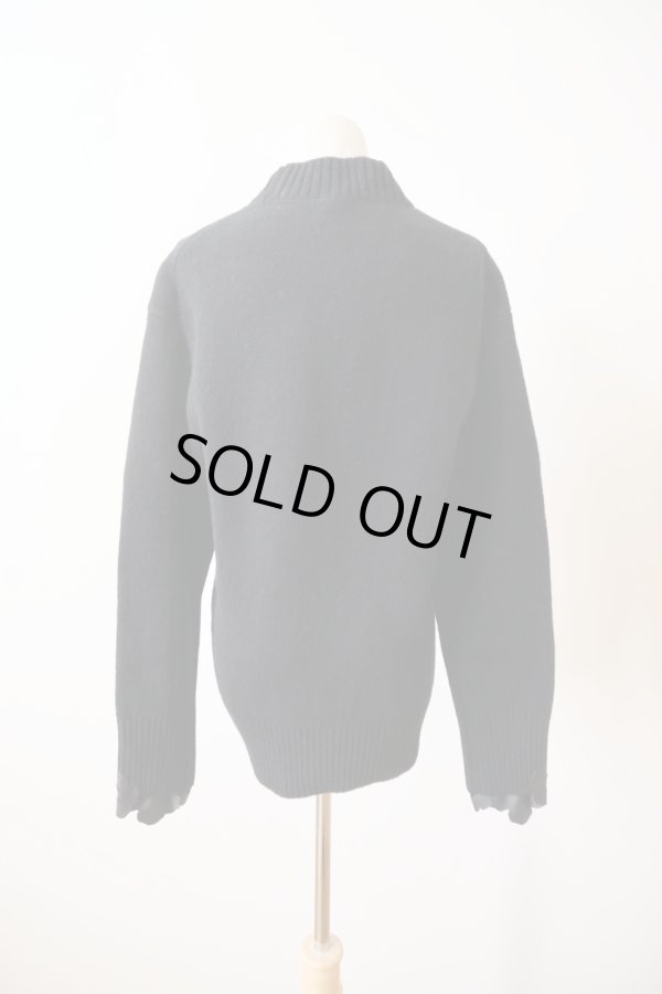 画像3: RIV NOBUHIKO (リブ ノブヒコ）RAMMI WOOL JUMPER black (3)