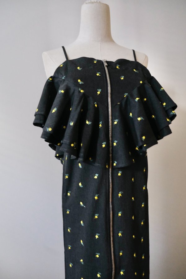 画像4: naokitomizuka (ナオキトミヅカ) Flower embroidery dress (4)