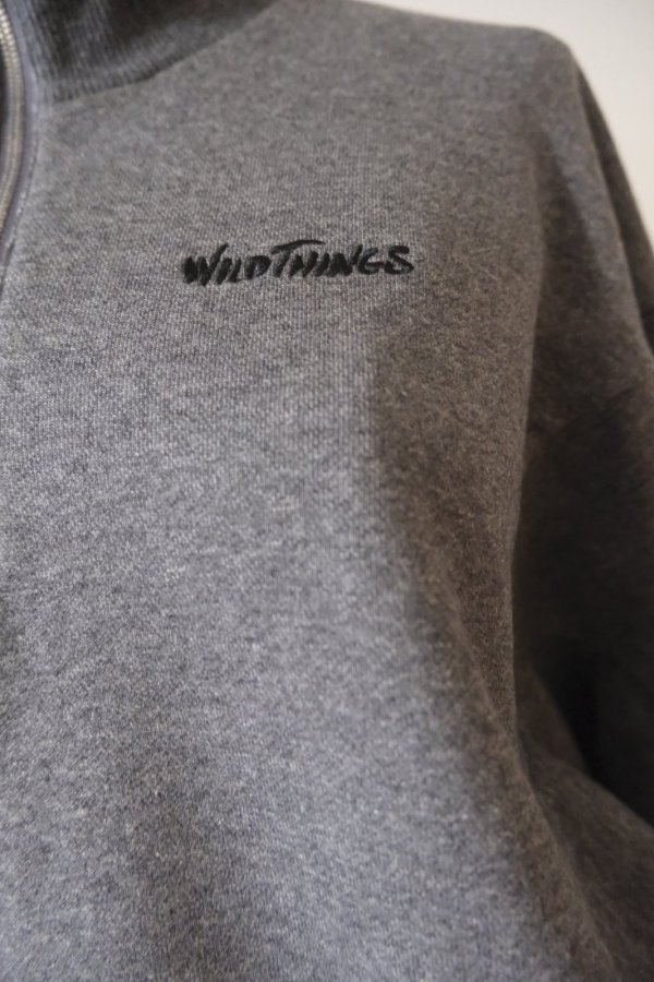 画像6: naokitomizuka (ナオキトミヅカ) WILD THINGS Half zip ruffled sweat shirt grey (6)