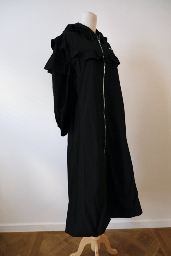 画像2: naokitomizuka (ナオキトミヅカ) WILD THINGS Nylon dress black (2)