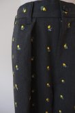 画像7: naokitomizuka (ナオキトミヅカ) Flower embroidery slacks (7)