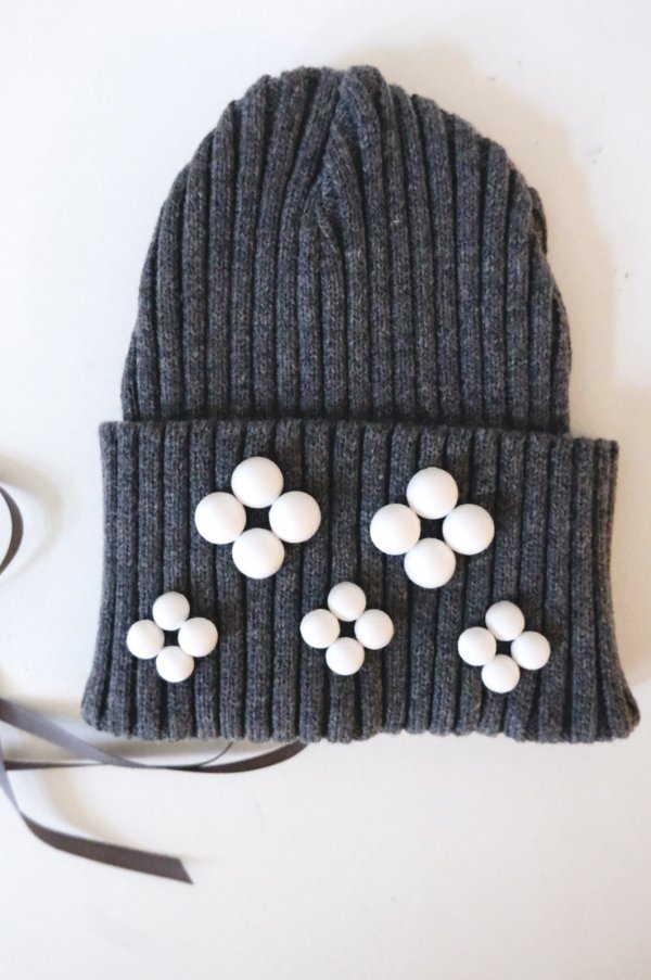 画像1: RIV NOBUHIKO (リブ ノブヒコ）RAMMI KNIT CAP grey (1)