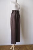 画像2: SIIILON  WORN HOME PANTS brown (2)