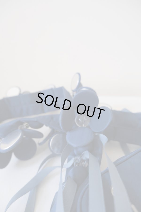 画像2: RIV NOBUHIKO (リブ ノブヒコ）CALLE FLOWER SHOULDER blue (2)