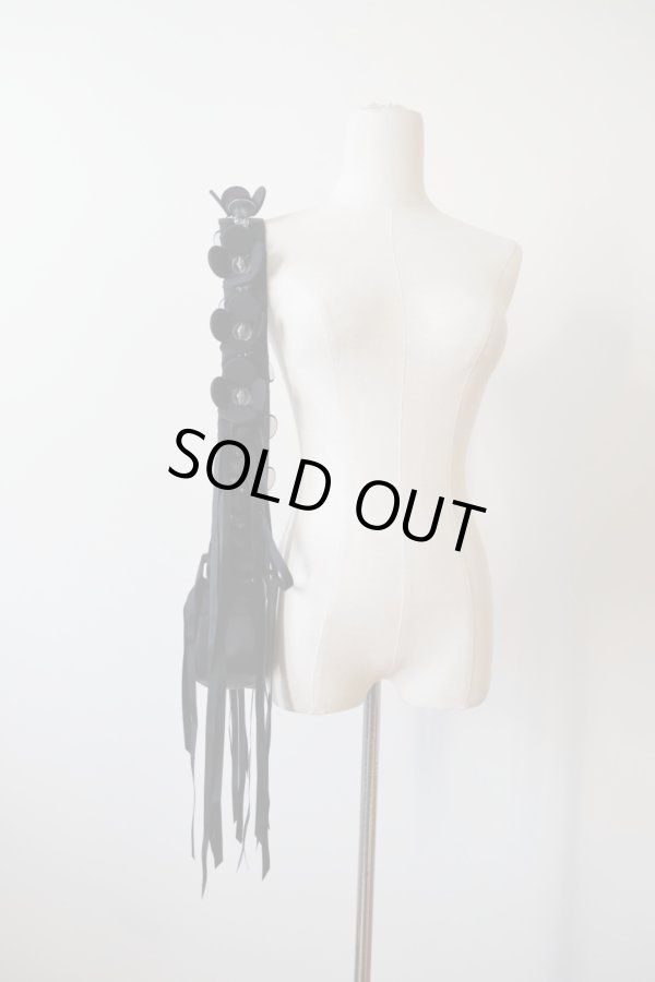 riv nobuhiko ブローチ RIV NOBUHIKO (リブ ノブヒコ）CALLE FLOWER SHOULDER black