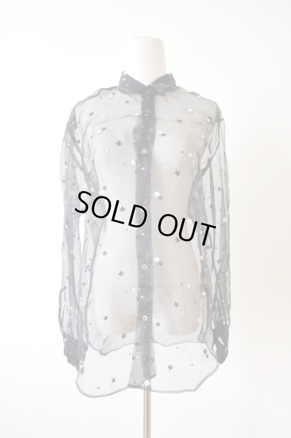 画像7: naokitomizuka (ナオキトミヅカ) Embroidery organdy shirt (7)