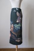 画像1: NON TOKYO 【Disney collection】PRINT RIB SKIRT (1)