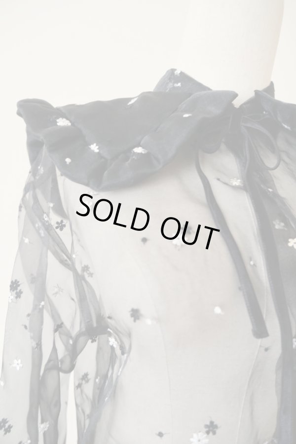 画像4: naokitomizuka (ナオキトミヅカ) Embroidery organdy shirt (4)
