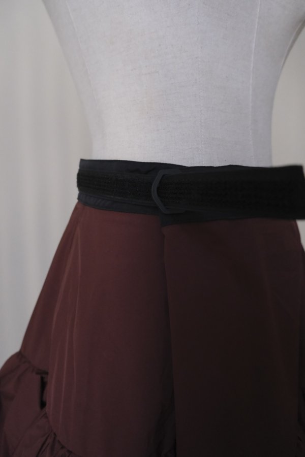 画像3: NON TOKYO 3WAY TIERED SKIRT wine (3)