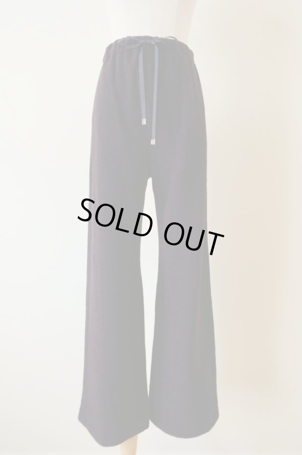 画像1: AOIWANAKA  ウールリラックスパンツ azuki (1)