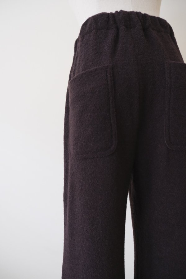 画像4: AOIWANAKA  ウールリラックスパンツ azuki (4)