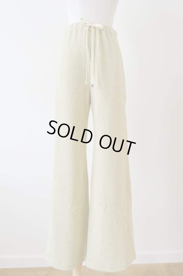 画像1: AOIWANAKA  ウールリラックスパンツ Uguisu (1)