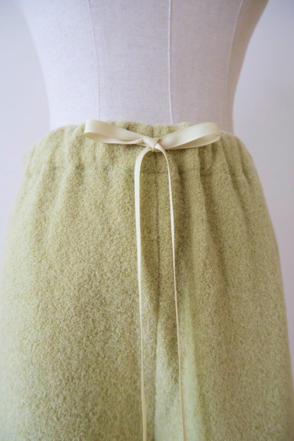 画像4: AOIWANAKA  ウールリラックスパンツ Uguisu (4)