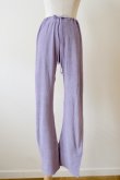 画像1: kéngo (ケンゴ )cotton linen pile leggings lavender (1)