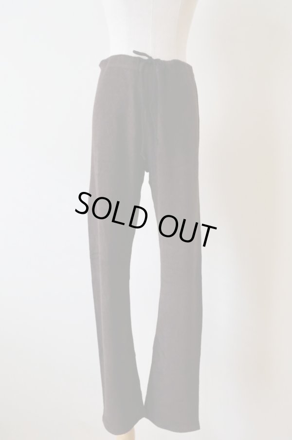 画像1: kéngo (ケンゴ )cotton linen pile leggings coffee (1)