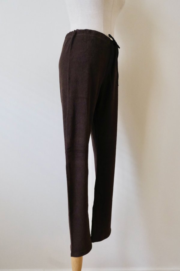 画像2: kéngo (ケンゴ )cotton linen pile leggings coffee (2)
