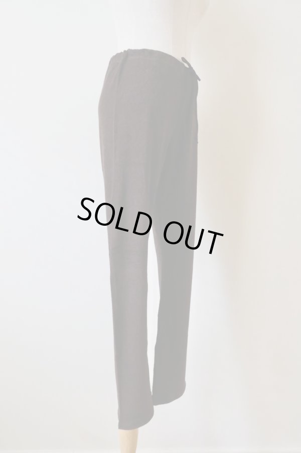 画像2: kéngo (ケンゴ )cotton linen pile leggings coffee (2)