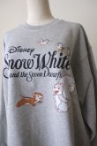 画像8: NON TOKYO 【Disney collection】PRINT PULLOVER SWEAT　white / grey (8)