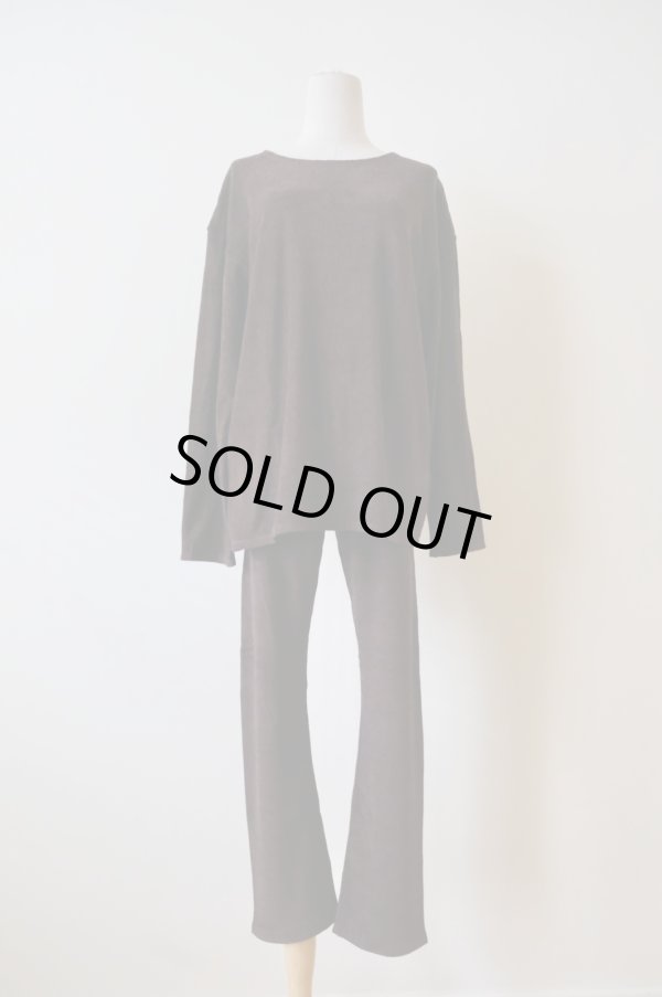 画像5: kéngo (ケンゴ )cotton linen pile leggings coffee (5)