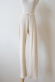 画像1: kéngo (ケンゴ )cotton linen pile leggings kinari (1)