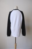 画像6: NON TOKYO 【Disney collection】PRINT RAGLAN T-SHIRT  WHITE x WINE / WHITE x BLACK (6)