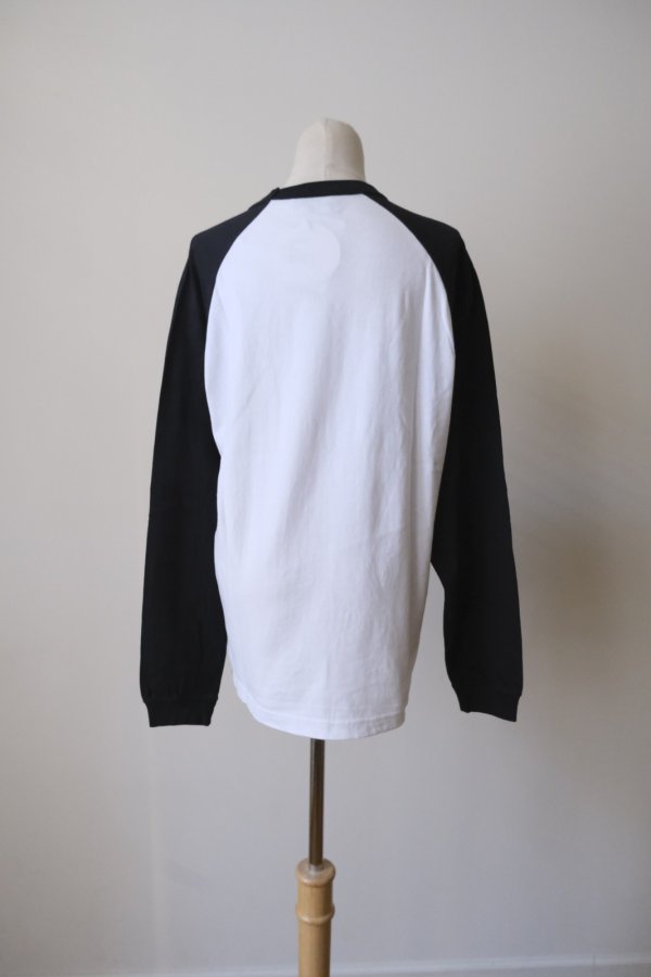 画像6: NON TOKYO 【Disney collection】PRINT RAGLAN T-SHIRT  WHITE x WINE / WHITE x BLACK (6)