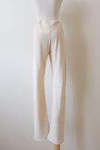 画像3: kéngo (ケンゴ )cotton linen pile leggings kinari (3)