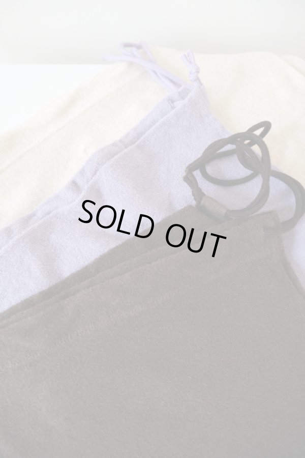 画像5: kéngo (ケンゴ )cotton linen pile long tee coffee (5)