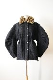 画像1: DECO depuis 1985  BOTANICAL QUILT JACKET　black (1)