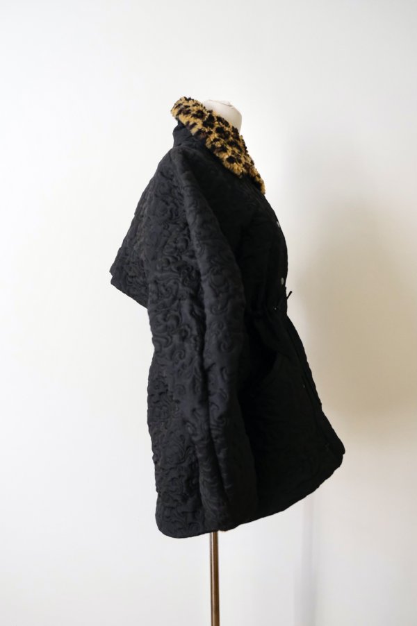 画像3: DECO depuis 1985  BOTANICAL QUILT JACKET　black (3)