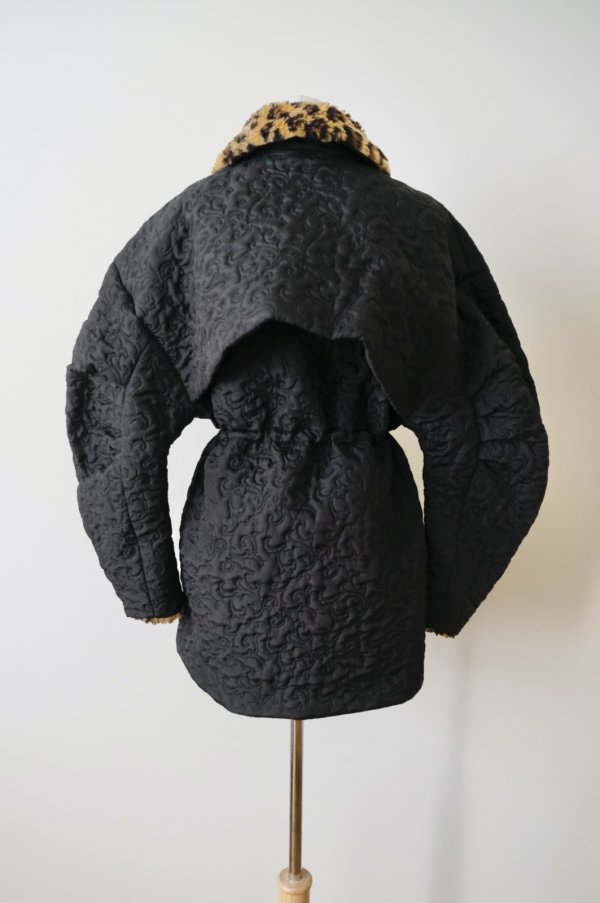 画像5: DECO depuis 1985  BOTANICAL QUILT JACKET　black (5)