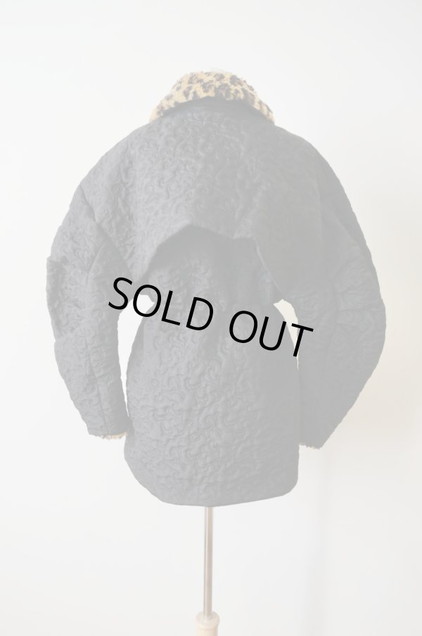 画像5: DECO depuis 1985  BOTANICAL QUILT JACKET　black (5)