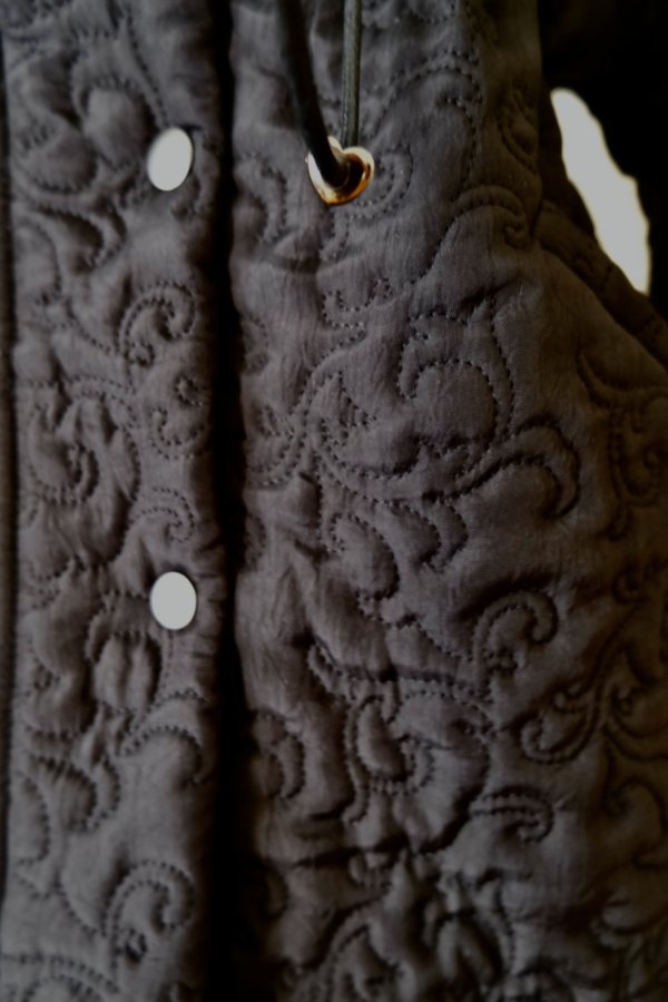 画像10: DECO depuis 1985  BOTANICAL QUILT JACKET　black (10)